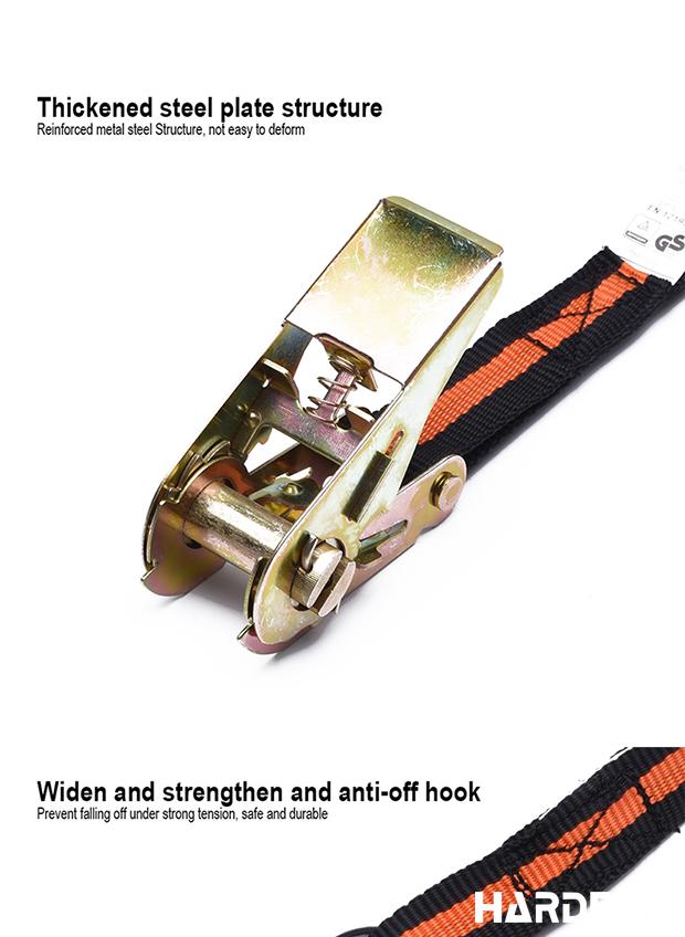 Cinta com Catraca HARDEN 25 mm x 5.000 mm para Amarração de Cargas