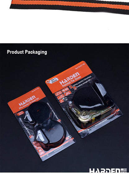 Cinta com Catraca HARDEN 25 mm x 5.000 mm para Amarração de Cargas