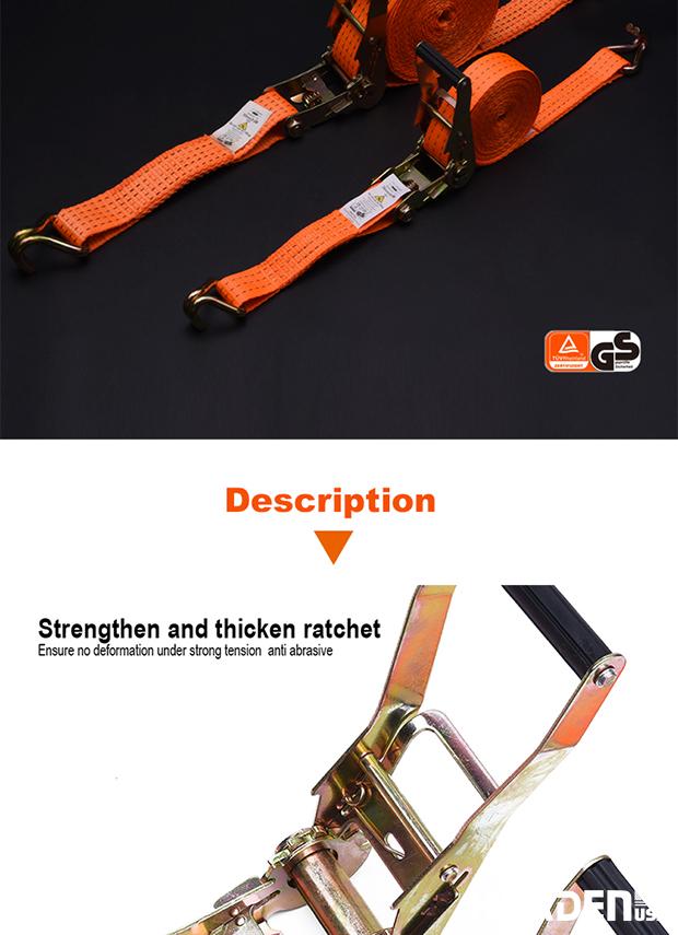 Cinta com Catraca HARDEN para Amarração de Cargas – Uso Profissional e Industrial