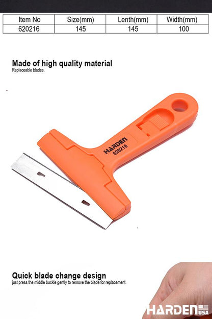 Scraper com 5 Lâminas de Substituição HARDEN – Corpo de Metal para Remoção Eficiente