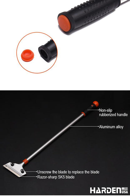 Scraper com 5 Lâminas de Substituição HARDEN – Corpo de Metal para Remoção Eficiente