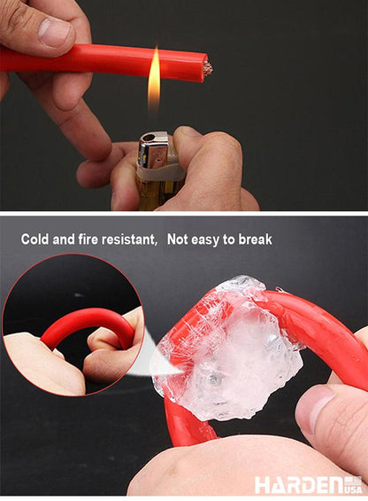 Cabo de Chupeta Automotivo HARDEN 3m x 16mm² – Certificado TUV/GS – 12/24V 220A