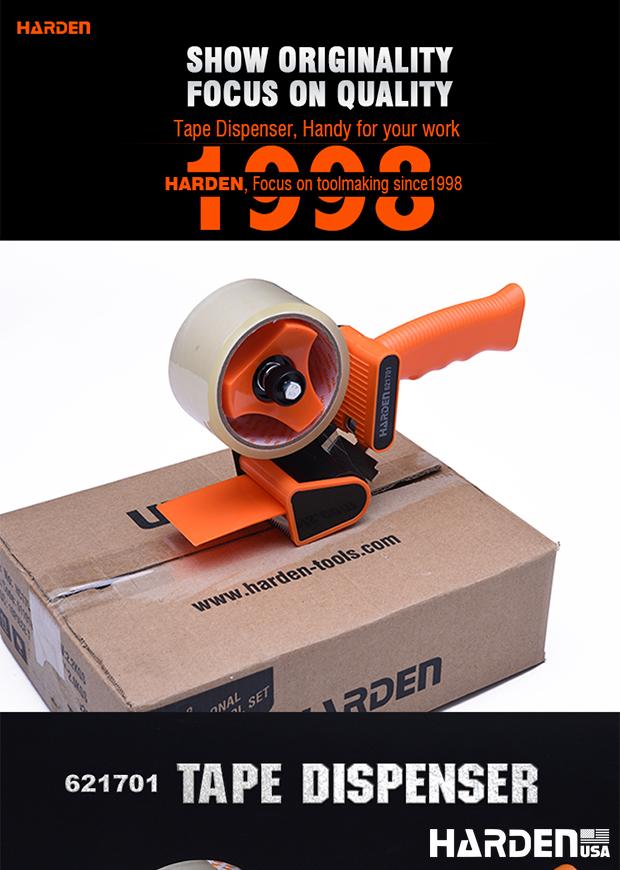 Dispensador de Fita Adesiva até 50mm com Fita Inclusa – HARDEN