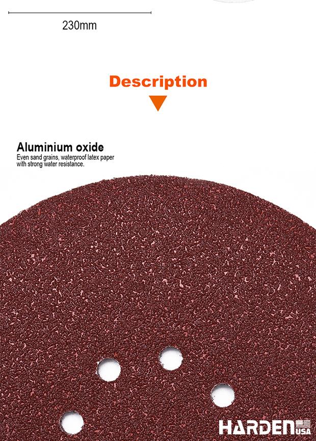 HARDEN Disco Flap com Velcro para Lixamento Profissional – Alumina, Aço, Madeira e Concreto