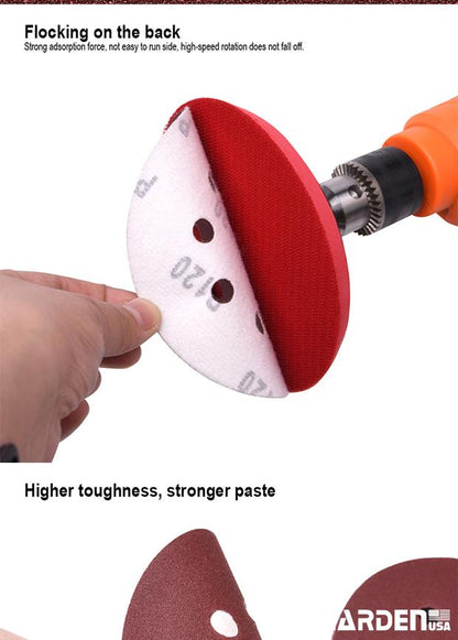 HARDEN Disco Flap com Velcro para Lixamento Profissional – Alumina, Aço, Madeira e Concreto