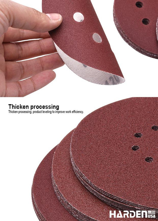 HARDEN Disco Flap com Velcro para Lixamento Profissional – Alumina, Aço, Madeira e Concreto