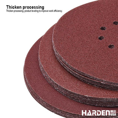 HARDEN Disco Flap com Velcro para Lixamento Profissional – Alumina, Aço, Madeira e Concreto