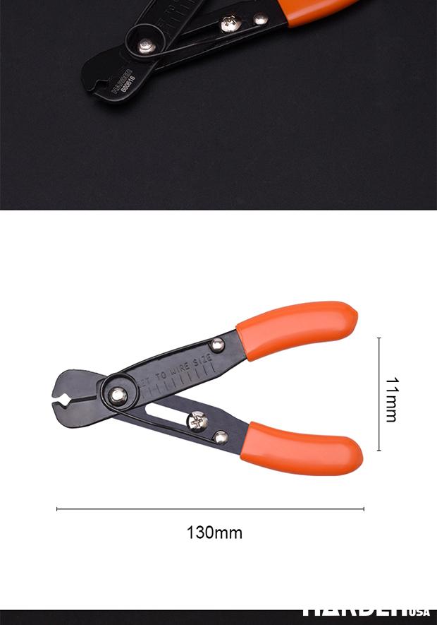 Alicate Decapador de Fios HARDEN 127 mm (5”) em Aço Carbono para Instalações Elétricas