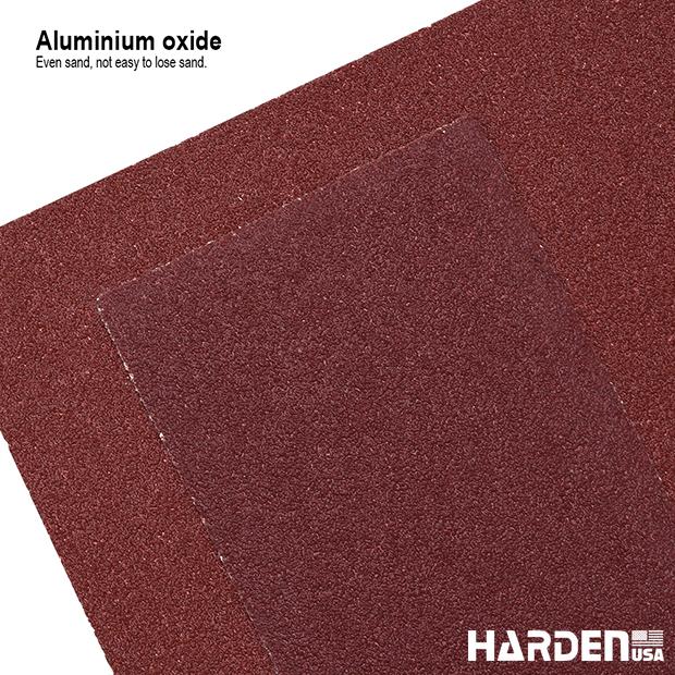 HARDEN Lixa 230×280 mm – Folha Abrasiva em Óxido de Alumínio para Madeira, Móveis e Acabamento Profissional