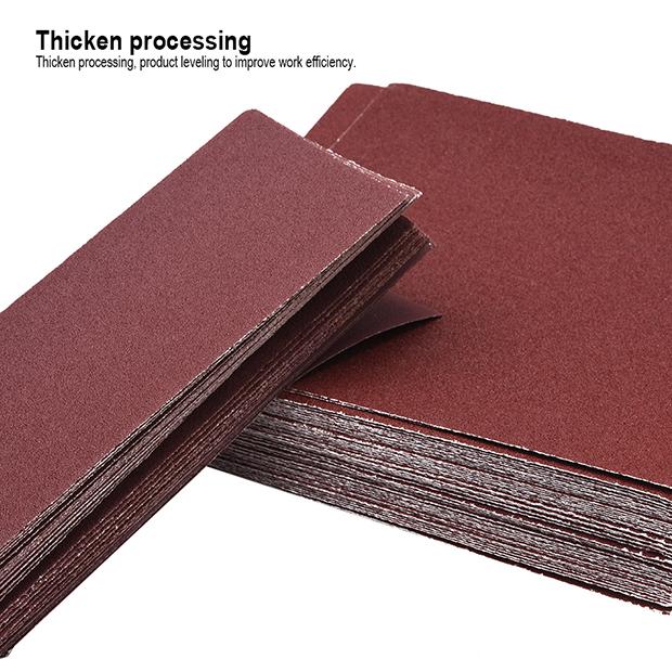 HARDEN Lixa 230×280 mm – Folha Abrasiva em Óxido de Alumínio para Madeira, Móveis e Acabamento Profissional