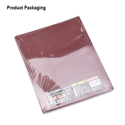 HARDEN Lixa 230×280 mm – Folha Abrasiva em Óxido de Alumínio para Madeira, Móveis e Acabamento Profissional