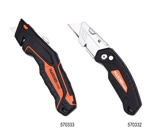 Estilete Universal HARDEN 18 mm com Trava de Segurança e Troca Rápida de Lâmina