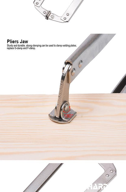 Alicate de Pressão Tipo C HARDEN 280 mm (11”) em Aço Niquelado