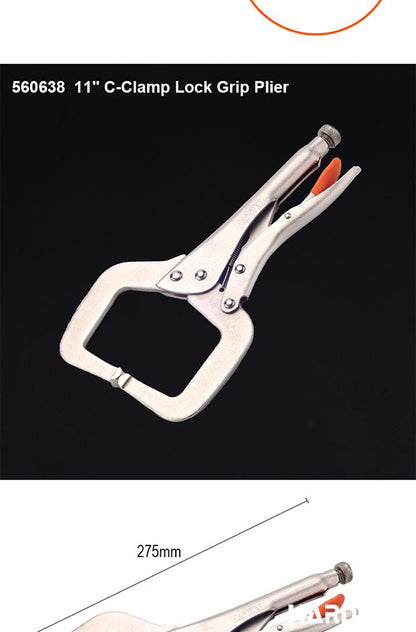 Alicate de Pressão Tipo C HARDEN 280 mm (11”) em Aço Niquelado