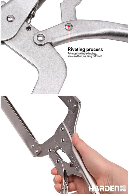 Alicate de Pressão Tipo C HARDEN 280 mm (11”) em Aço Niquelado