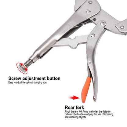Alicate de Pressão Tipo C HARDEN 280 mm (11”) em Aço Niquelado