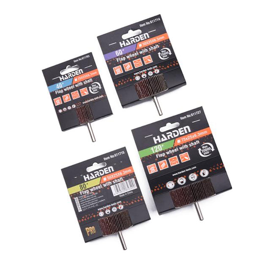 Roda de Lixa 60 Mesh com Haste