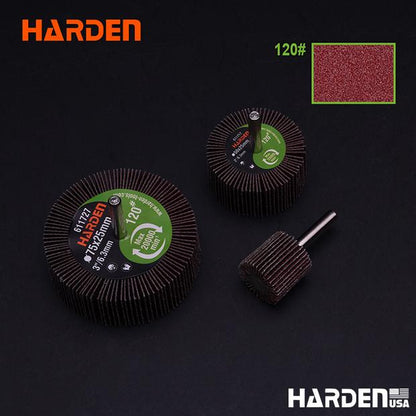 Roda de Lixa de 120 Mesh com Eixo