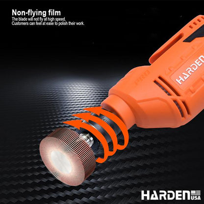 Roda de Lixa de 120 Mesh com Eixo