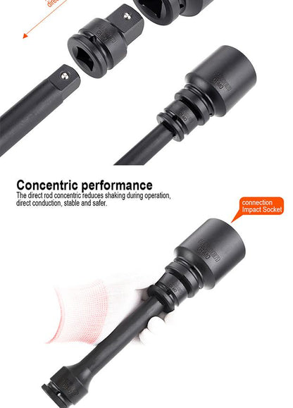 Adaptador de Impacto HARDEN 1/2” Fêmea x 3/8” Macho em Aço Cromo Molibdênio