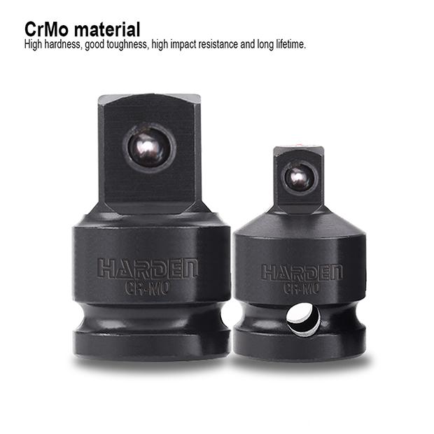Adaptador de Impacto HARDEN 1/2” Fêmea x 3/8” Macho em Aço Cromo Molibdênio