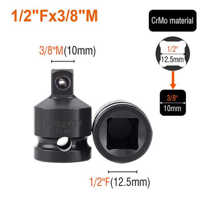 Conjunto de Adaptadores de Impacto HARDEN 8 Peças – Alta Resistência e Precisão