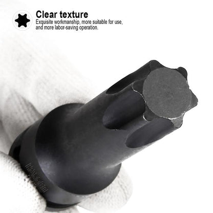 Jogo de Pontas Torx de Impacto HARDEN 1/2” (12,7 mm) com 8 Peças em Aço Cromo Molibdênio