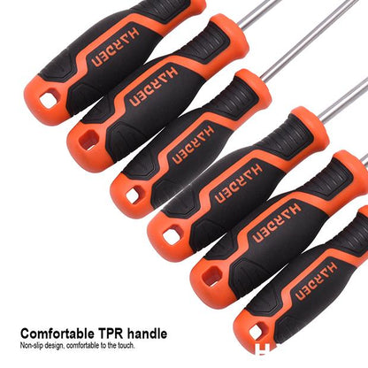 Chave de Fenda HARDEN com Cabo TPR – Aço CR-V 6150 Temperado (modelos variados)