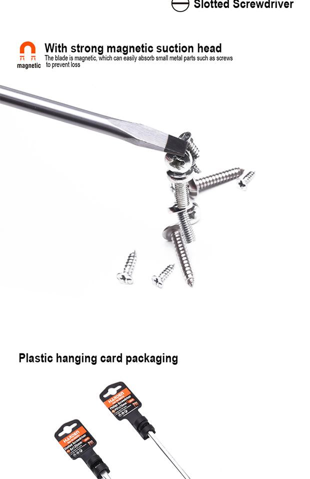 Chave de Fenda HARDEN com Cabo TPR – Aço CR-V 6150 Temperado (modelos variados)