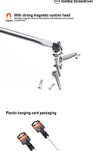 Chave de Fenda HARDEN com Cabo TPR – Aço CR-V 6150 Temperado (modelos variados)