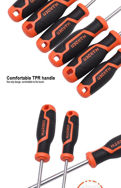 Chave de Fenda HARDEN com Cabo TPR – Aço CR-V 6150 Temperado (modelos variados)