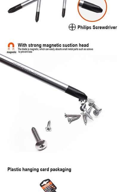 Chave de Fenda HARDEN com Cabo TPR – Aço CR-V 6150 Temperado (modelos variados)