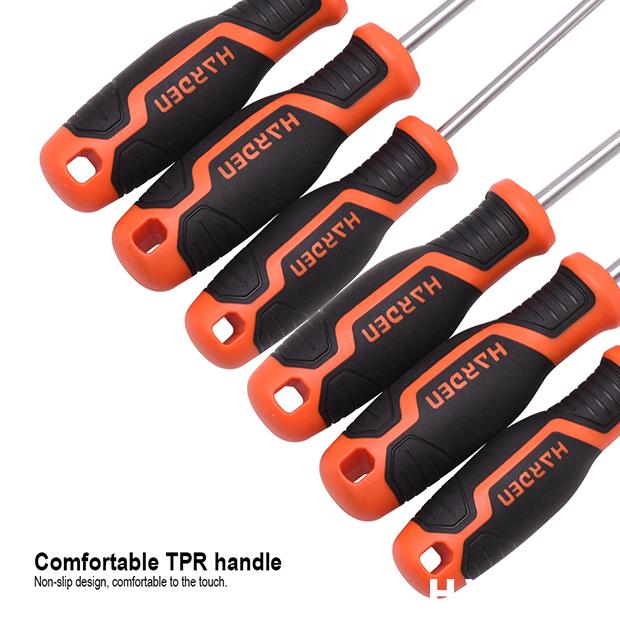 Chave Torx Harden com Cabo Soft TPR – Alta Resistência em CR-V 6150 para Uso Profissional