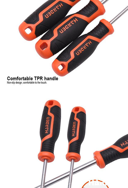 Chave Torx Harden com Cabo Soft TPR – Alta Resistência em CR-V 6150 para Uso Profissional