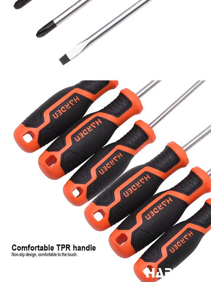 Jogo de Chaves de Fenda, Phillips e Torx HARDEN 100 mm (6 Peças)