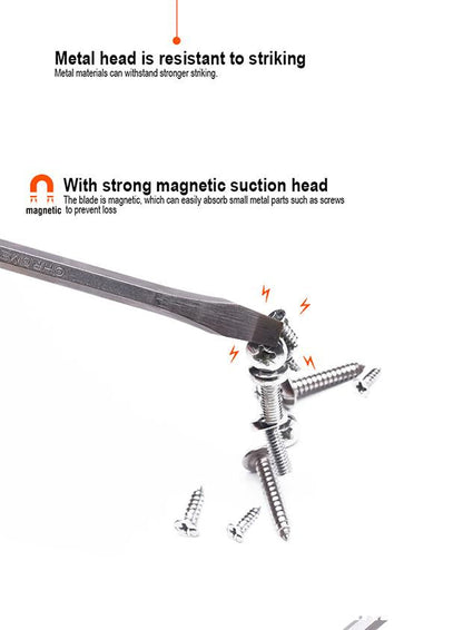 Jogo de Chaves de Fenda HARDEN CR-V com Cabo TPR – Modelos 5×100, 6×150 e 8×200 mm