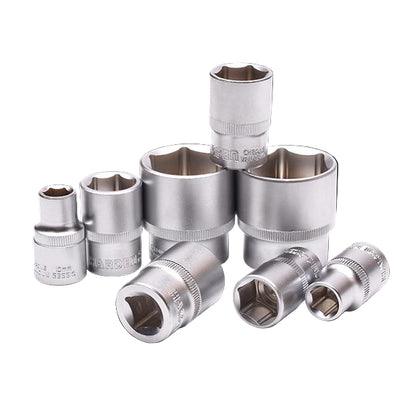 Soquete Sextavado 1/2" Harden – Aço CR-V de Alta Resistência para Uso Profissional