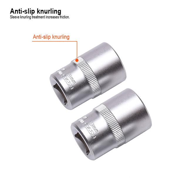 Soquete Sextavado 1/2" Harden – Aço CR-V de Alta Resistência para Uso Profissional