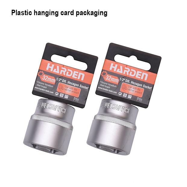 Soquete Sextavado 1/2" Harden – Aço CR-V de Alta Resistência para Uso Profissional