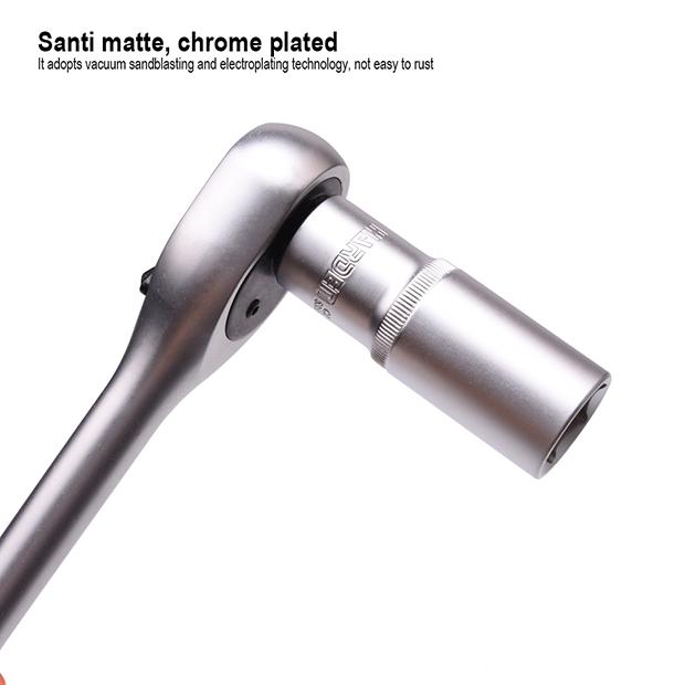 HARDEN – Soquete Longo Sextavado 1/2" em Aço CR-V (Várias Medidas)