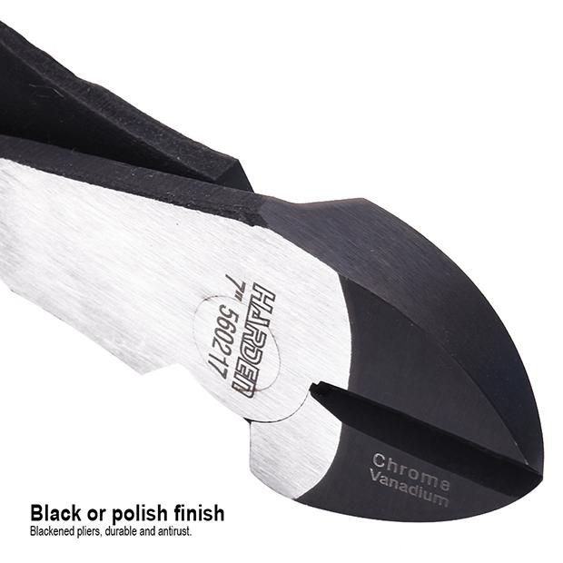 Alicate de Corte Diagonal 180 mm (7”) HARDEN em Aço Cromo Vanádio com Cabo Emborrachado