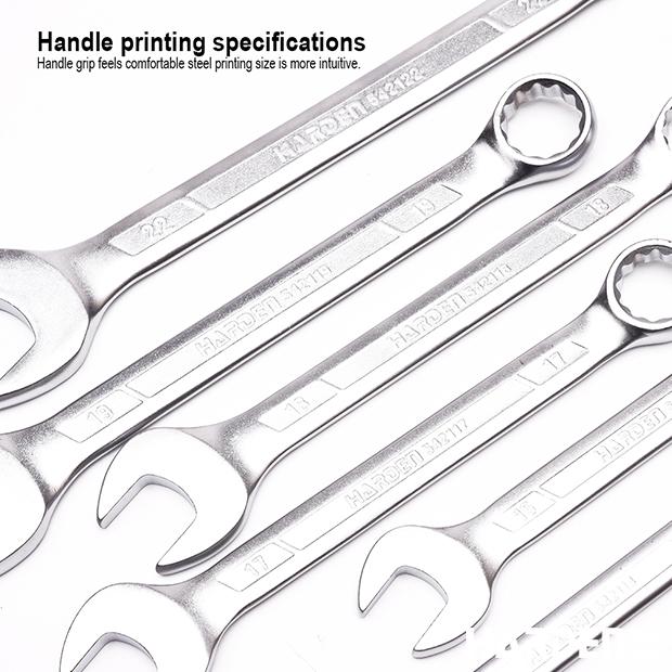 Chave Combinada Harden – Aço Carbono Temperado, Acabamento Cromado Anticorrosão