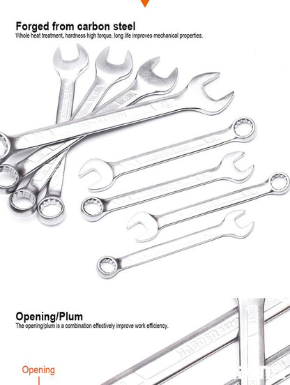 Chave Combinada Harden – Aço Carbono Temperado, Acabamento Cromado Anticorrosão