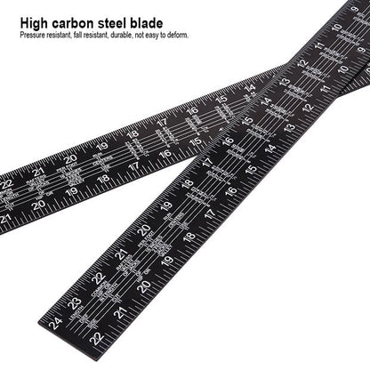 Esquadro de Aço HARDEN 600x400mm (23,62x15,75") Espessura 2,0mm com Graduação Impressa