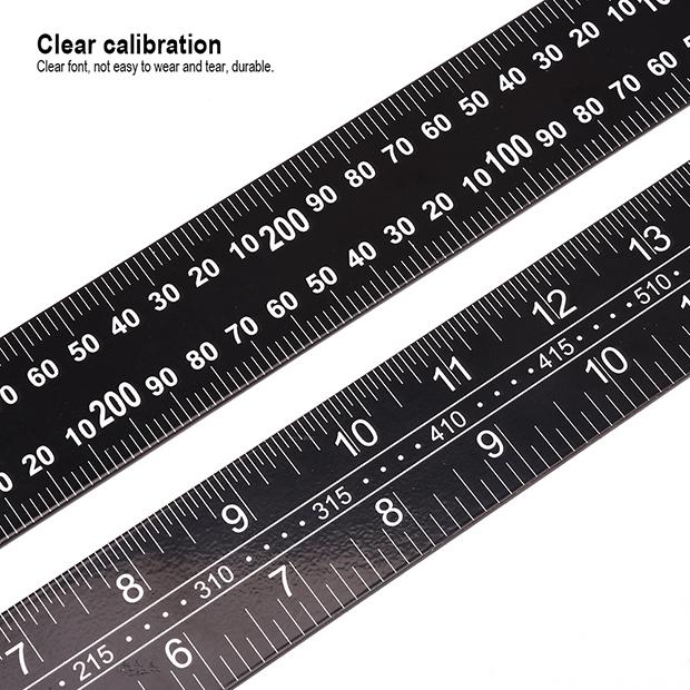 Esquadro de Aço HARDEN 600x400mm (23,62x15,75") Espessura 2,0mm com Graduação Impressa