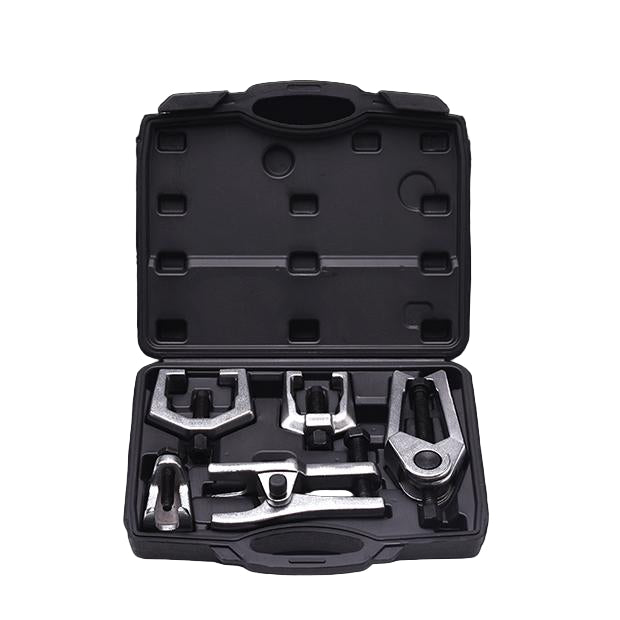 Jogo Extrator de Pivôs e Terminais HARDEN 5 Peças em Aço Carbono com Maleta