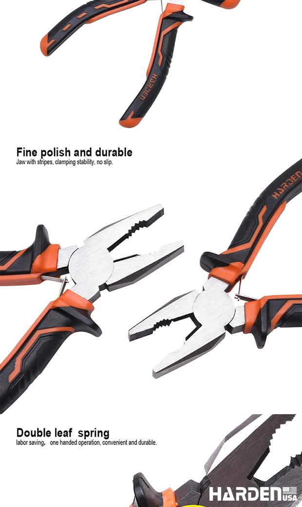 Alicate Universal HARDEN – Cabo Antiderrapante Bicolor