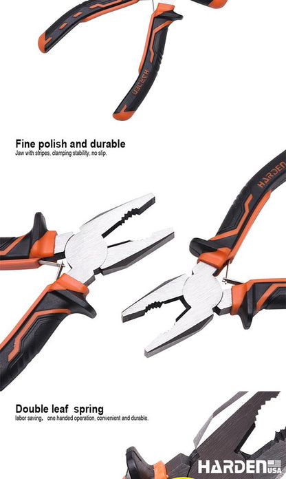 Alicate Universal HARDEN – Cabo Antiderrapante Bicolor