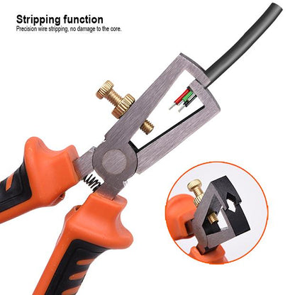 Alicate Decapador HARDEN 6" (152 mm) – Corte, Decapagem e Crimpagem com Alta Precisão