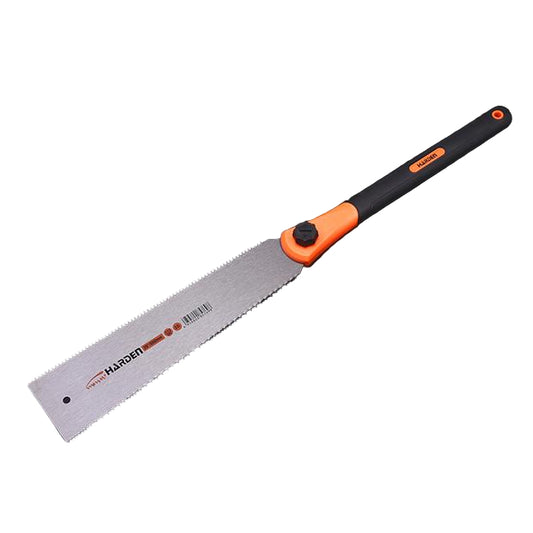 Serrote Japonês Duas Lâminas 26" HARDEN com Cabo em TPR – Dente Duplo Afiado para Madeira